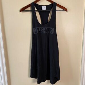 Gymshark Mens Black Athletic Stringer Workout Size Medium